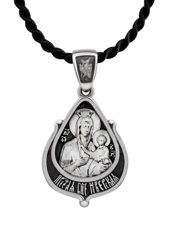 Подвеска с изображением Иверской иконы БМ