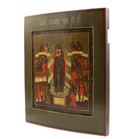 Всех Скорбящих Радость, икона Божией Матери, 19 век