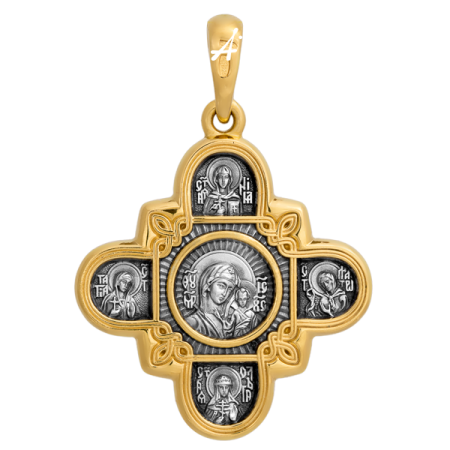 «Господь Вседержитель. Казанская икона Божией Матери и восемь святых»