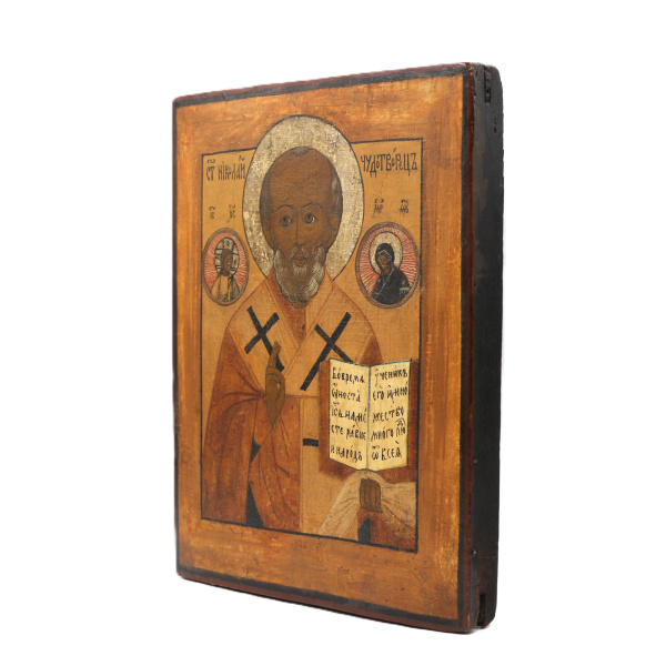 Икона свт.Николай Чудотворец, 19 век