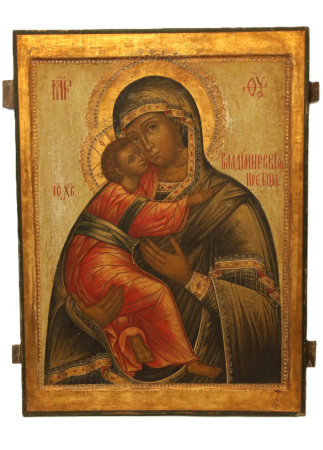 Владимирская икона Божией Матери, 19 век