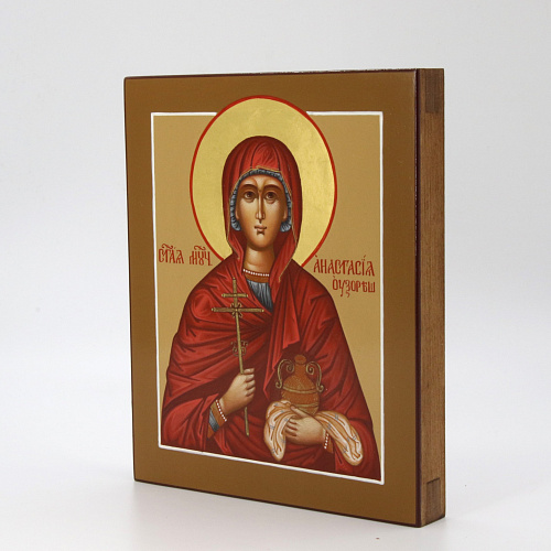 Рукописная икона Св. муч. Анастасия 