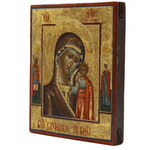 Старинная икона Казанская икона Божией Матери, 19 век 
