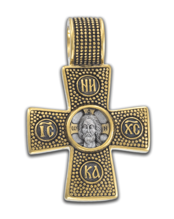 Крест "СПАС НЕРУКОТВОРНЫЙ. ОРАНТА"