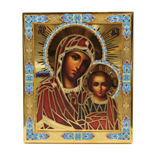 Казанская икона Божией Матери, писаная икона