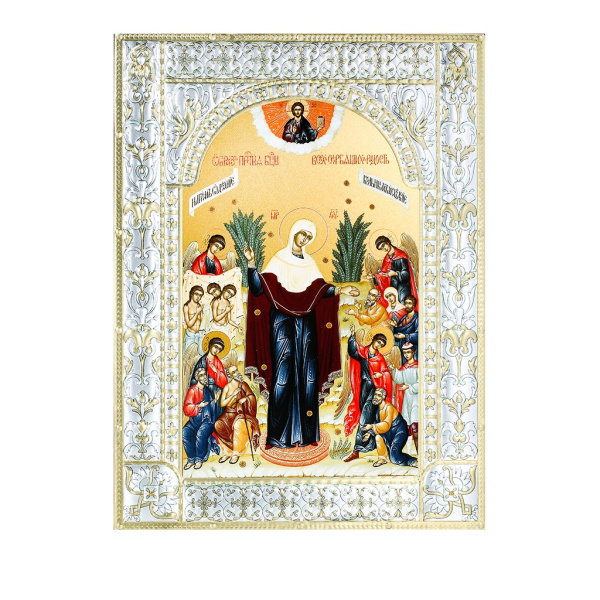 Икона Всех скорбящих Радость икона Божией Матери в рамке