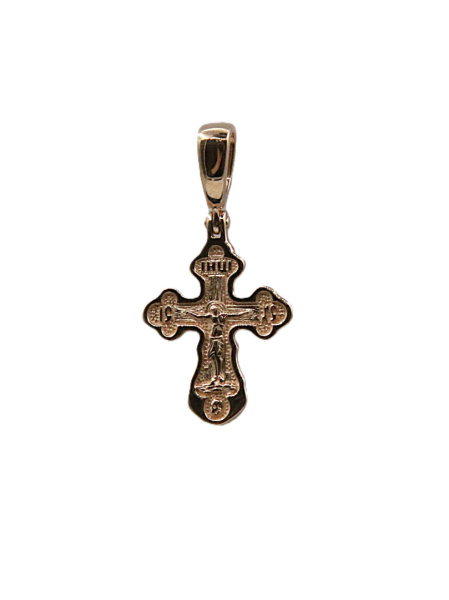 Крест из золота "Распятие. Спаси и Сохрани"
