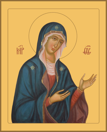 Деисусная икона Божией Матери, купить икону