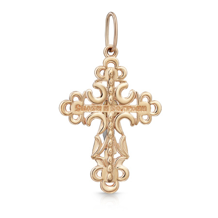 Крест "Распятие" из золота