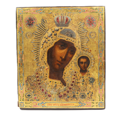 Казанская икона Божией Матери, 19 век