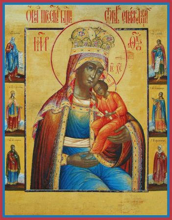 Избавление от бед страждущих икона Божией Матери, купить икону