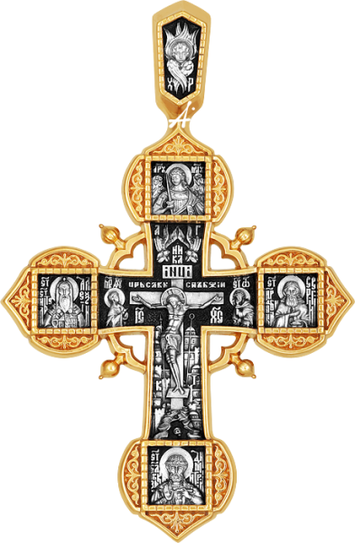 «Крест древнерусский со святыми мужами и Ангелом Хранителем»