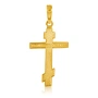 Крест из комбинированного золота