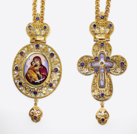 Панагия и крест