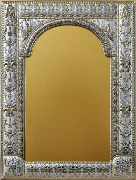 Рамка посеребрёная под икону 180x240 мм (ТОЛЬКО ПРИ СОВМЕСТНОМ ЗАКАЗЕ С ИКОНОЙ МДФ 18 мм)