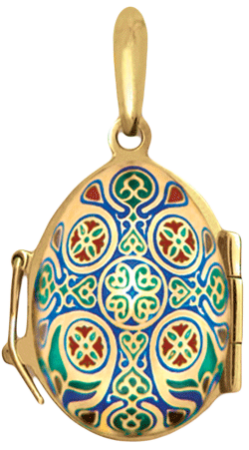 Пасхальное яйцо «ПРОЦВЕТШИЙ КРЕСТ. ЖЕНЫ-МИРОНОСИЦЫ»