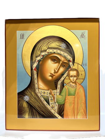 Казанская икона Божией Матери, писаная икона