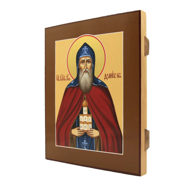 Св. Князь Даниил Московский, писаная икона