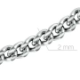 Цепь автомат из серебра, плетение панцирное