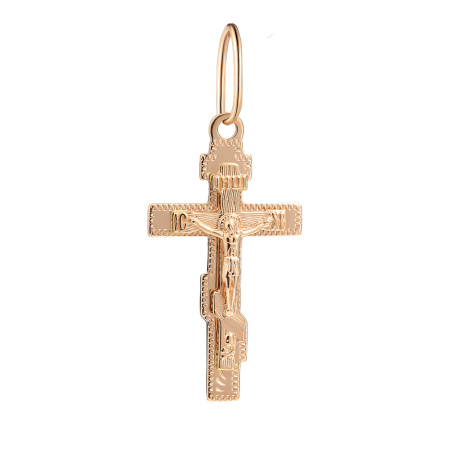 Крест из красного золота Распятие