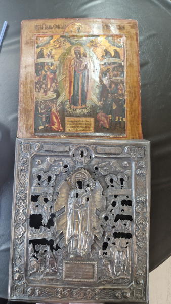 Всех Скорбящих Радость, икона Божией Матери, 19 век