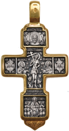 Крест «РАСПЯТИЕ. БЛАГОРАЗУМНЫЙ РАЗБОЙНИК»