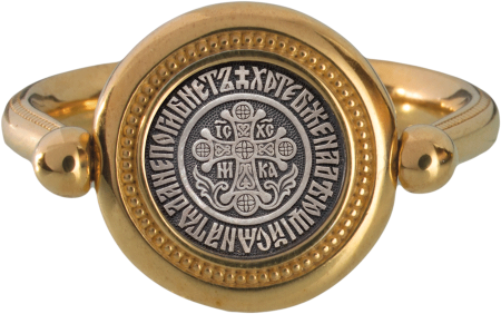 Перстень с иконой «СПАС НЕРУКОТВОРНЫЙ»