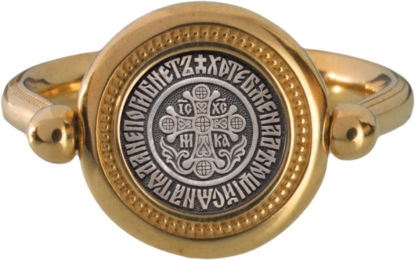 Перстень с иконой «СПАС НЕРУКОТВОРНЫЙ»