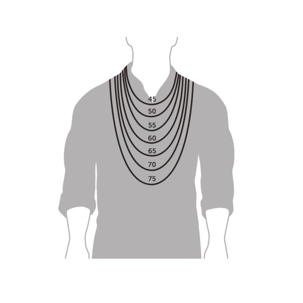 Цепь автомат из серебра с позолотой