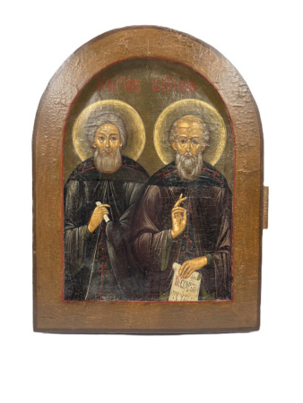 Св. прп. Сергий и Никон Радонежские, 19 век