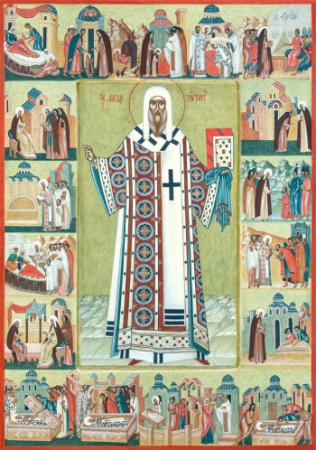 Алексий, митрополит Московский, святитель, чудотворец, купить икону