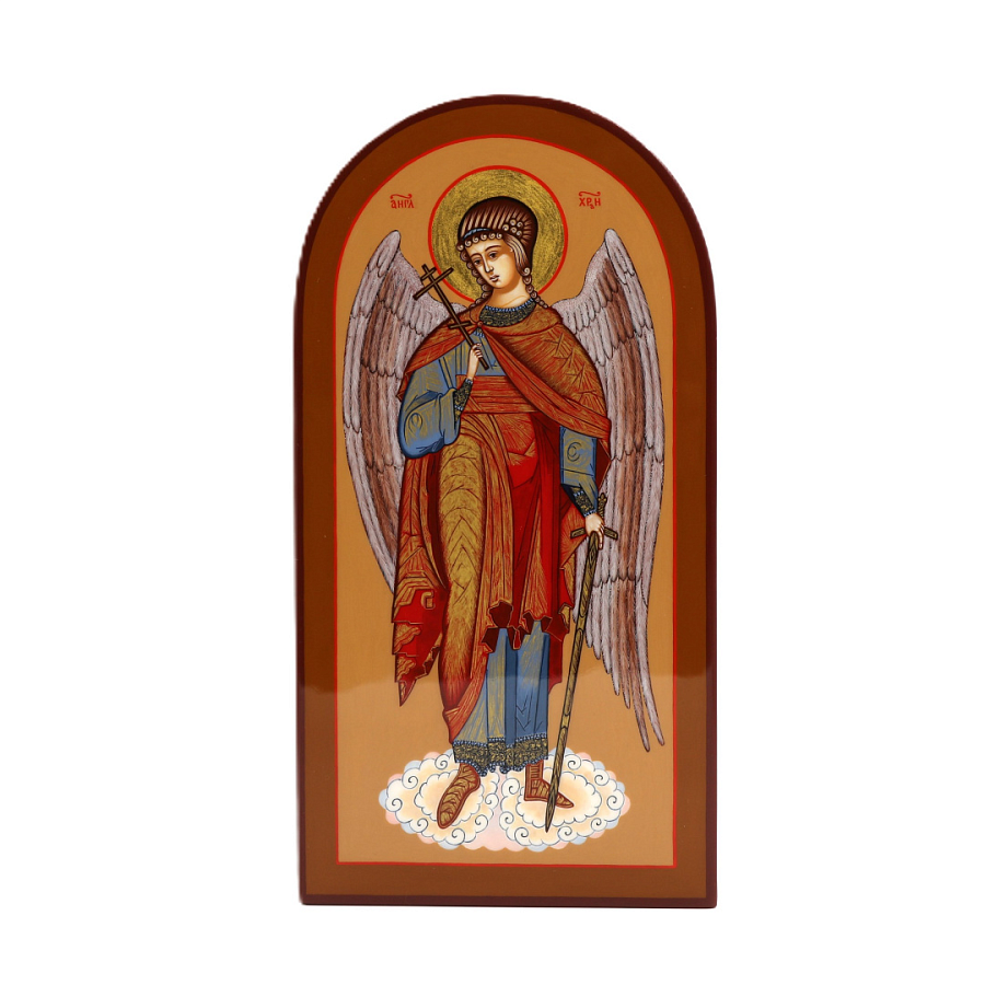 Рукописная икона Ангел Хранитель, писаная икона 
