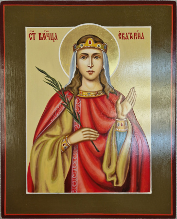 Св. Екатерина, писаная икона