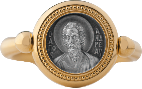 Перстень с иконой «СВЯТОЙ АПОСТОЛ АНДРЕЙ ПЕРВОЗВАННЫЙ»