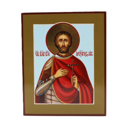 Св. Александр Невский, писаная икона