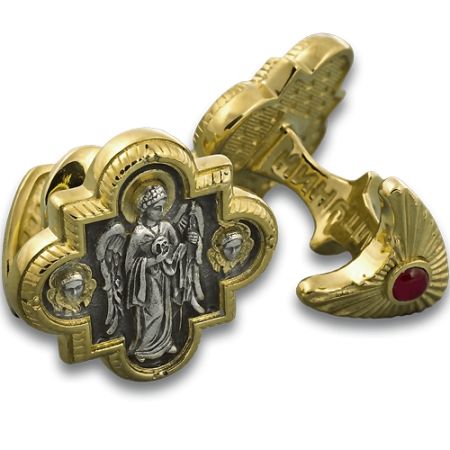 Православные запонки «Архангел Михаил» ЗП05