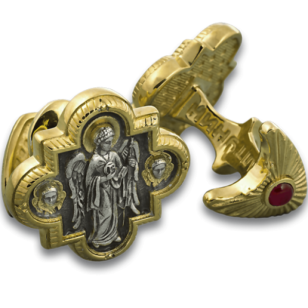 Православные запонки «Архангел Михаил» ЗП05
