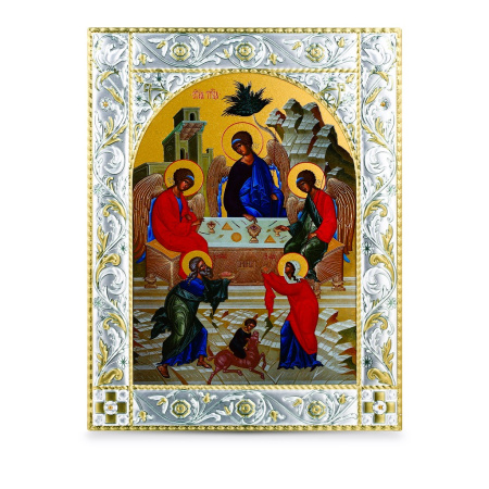 Икона Святая Троица в рамке
