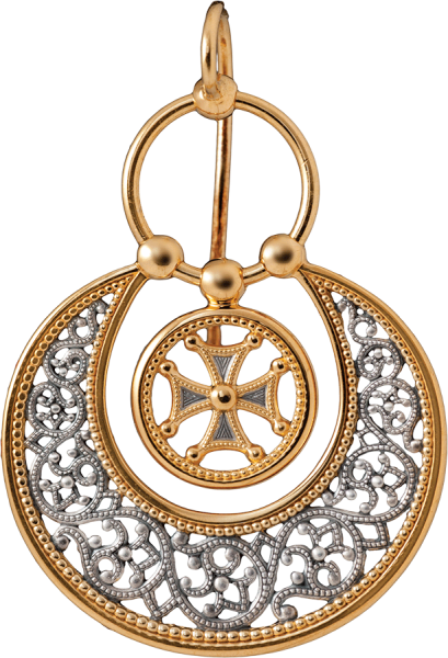 Серьги-лунницы