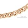 Цепь ручной работы из красного золота, плетение бисмарк