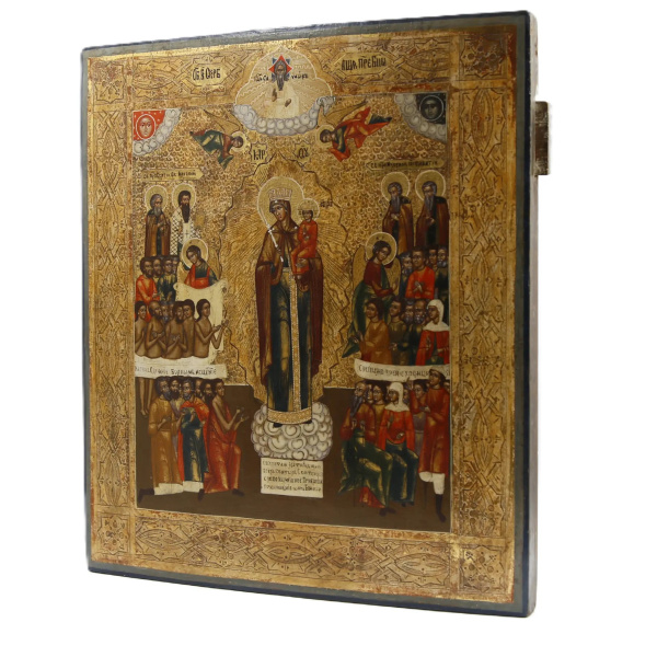Всех Скорбящих Радость, икона Божией Матери, 19 век