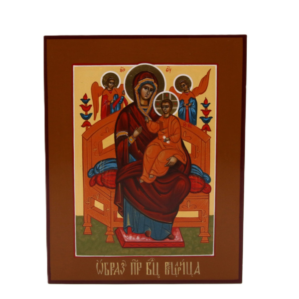 Всецарица, икона Божией Матери, писаная икона