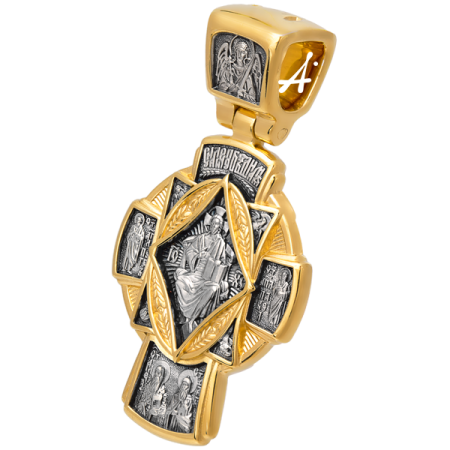 «Господь Вседержитель. Блж. Матрона. Апостолы Петр и Павел. Св. Петр и Феврония»