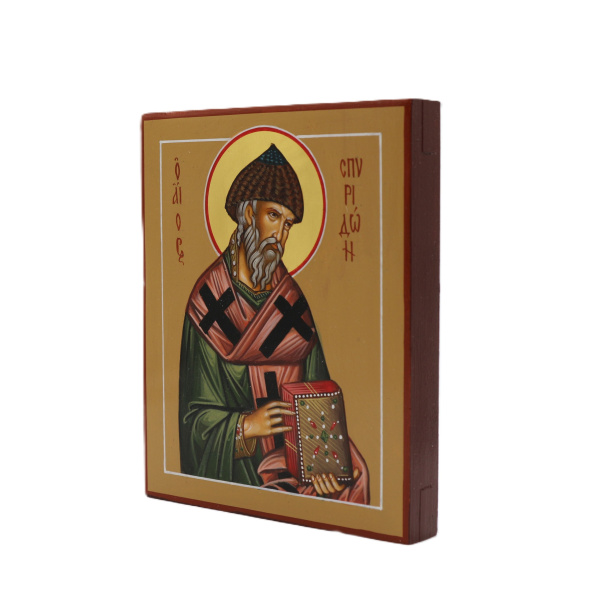 Спиридон Тримифунтский святитель, писанная икона