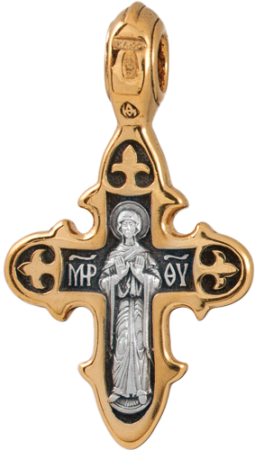 Крест «РАСПЯТИЕ. БОЖИЯ МАТЕРЬ АССУНТА»